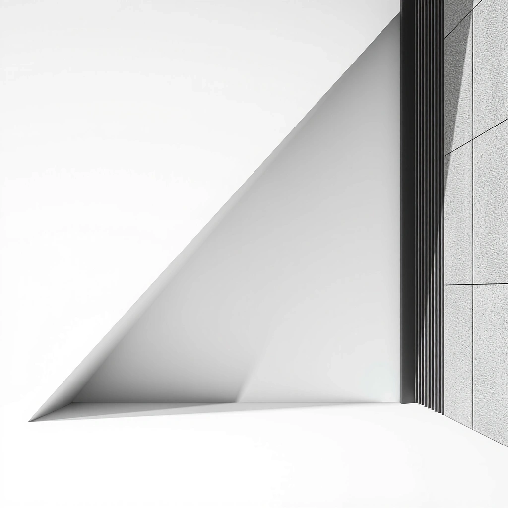 Abstract geometric architectural background representing precision in digital design